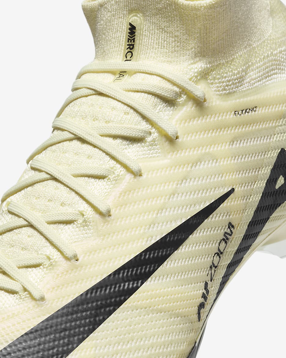 Nike Mercurial Superfly 9 Elite Firm Ground High Top Football Boot. Nike ID